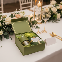 HBC Individuelles Logo Becher-Handtuch-Set Damen Geburtstagsgeschenk Weihnachten Neujahr Hochzeit Gastgeschenke Frauen