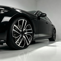 Jantes en alliage de style exécutif de 19 pouces, 5x112 PCD ET 30 CB 66.6, finition noire canon de fusil usinée, pour Audi A6 VW Passat berline
