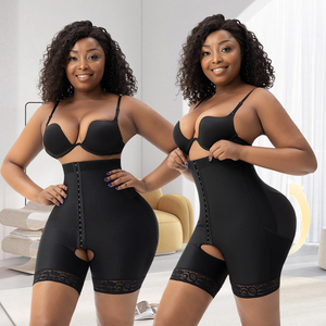 Post cirugía Mujeres Ganchos <span class=keywords><strong>Hip</strong></span> Enhancer Booty Lifting Alta compresión Cintura alta Fajas Colombianos Butt Lifter Bbl Shorts - Product Image 1