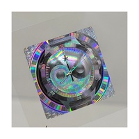 Étiquettes holographiques adhésives chimiques imprimées sur mesure (autocollants) multi-surfaces, flacon de 10 ml, impression sérigraphique PET