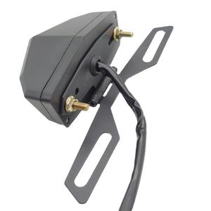 Feux arrière de moto, feux de freinage LED avec support en fer, lumière multifonction, pièces de moto - Product Image 5