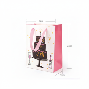 Boîte cadeau magnétique de luxe avec ruban et poignée pliable - Product Image 1