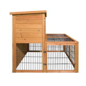 <span class=keywords><strong>Cage</strong></span> à lapins moderne de luxe à 3 étages de 100 cm de haut, avec lumière nocturne, poulailler <span class=keywords><strong>en</strong></span> bois, motif animal, cages <span class=keywords><strong>en</strong></span> métal respirantes, bouton-pression - Product Image 4