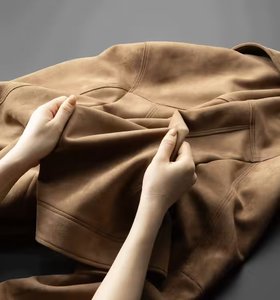 Veste en Daim Printemps Automne 2025 pour <span class=keywords><strong>Homme</strong></span>, Style Streetwear Tendance, Luxe Premium, <span class=keywords><strong>Vintage</strong></span> Décontracté et Cool - Product Image 4