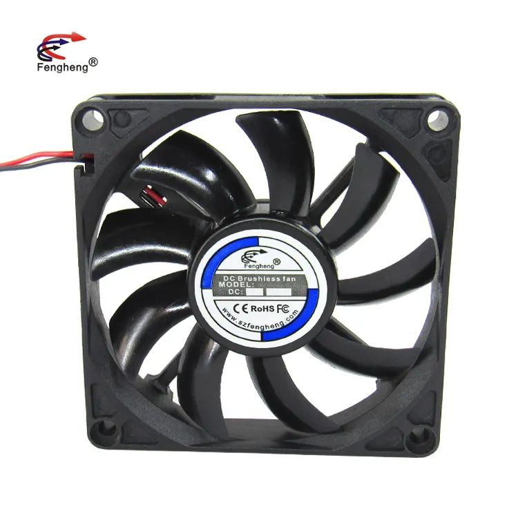 Ventilateur Axial 8015, alimentation rapide, 12v/24v, sans balais, châssis, système de refroidissement