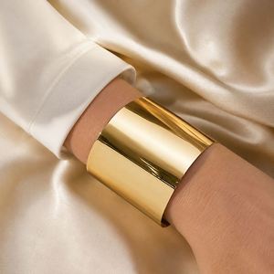 New Trendy Gold Plated Punk Style Feather Big Circle Open Cuff Bangle <b>Boho</b> <b>Bracelet</b> Set for Women Jewelry - Product Image 6