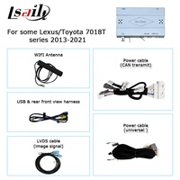 Caja de Interfaz Inalámbrica Lsailt Carplay Android Auto para Toyota Crown AWS210 AWS215 GWS214 Majesta Athlete 2013-2018