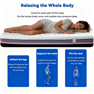 Современный 3D-матрас из дышащей пены с эффектом памяти, средней жесткости, прочный, экологичный, гипоаллергенный, с возможностью индивидуальной настройки, для квартиры - Product Image 4