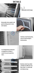 Congelador de chorro de aire industrial comercial para carne, pollo, Catering, congelador de placa autónomo, congelador de chorro de aire <span class=keywords><strong>Irinox</strong></span> de baja temperatura - Product Image 5