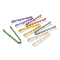 Pince à nourriture et à glace en silicone en forme de patte de chat, résistante aux hautes températures, sûre, mignonne, pince à collation, compatible lave-vaisselle, écologique