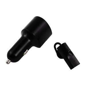 Cargador de encendedor de cigarrillos de coche 2 en 1 PD 36/65W USB QC3.0 carga rápida con auriculares inalámbricos individuales y luz colorida - Product Image 5