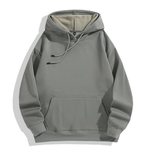Oversized Unisex Polar Fleece <strong>oodie</strong> Hoodie Custom Screen Printed Heavy Blank Men's Hoodie Pullover - Product Image 6