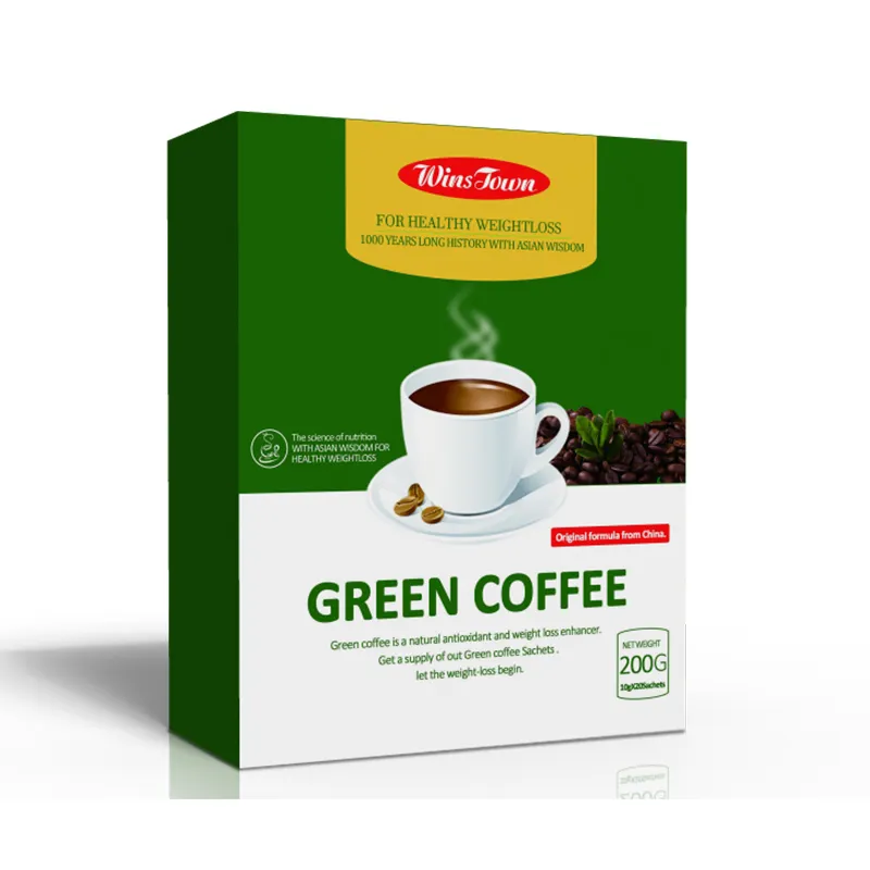 Nouveau modèle 200 grammes de café vert amincissant instantané perdre du poids
