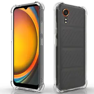 Funda de teléfono de TPU transparente a prueba de golpes con esquinas reforzadas de 1,5mm para Samsung Galaxy Xcover 4, 3, 5, 6, 7, Pro