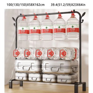 Modern Portable Multi-Functional Double Pole Cloth Stand <strong>Coat</strong> Rack Multilayer <strong>Storage</strong> Shoe Cuborad for Clothing Garments - Product Image 6