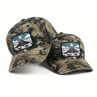 Nouvelle mode 2025 – Casquette de baseball unisexe en coton à 6 panneaux avec broderie 3D personnalisée, écusson tissé et visière incurvée – Casquettes de baseball camouflage
