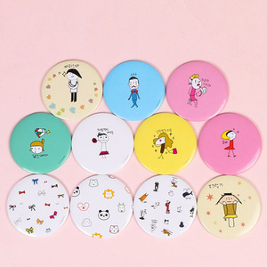 Tùy Chỉnh Vòng Món Quà Nhỏ Tin Mini Xách Tay Trang Điểm Gương Cho Cô Gái Tin Mỹ Phẩm Huy Hiệu Gương Lưu Niệm Du Lịch Tin Túi Gương - Product Image 5