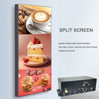 Boîtier de lecteur multimédia numérique pour affichage dynamique avec capteur de mouvement PIR MPC3840, contrôle RS232, sortie HD-MI 4K UHD, réseau Android