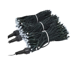 Guirnalda de Luces Navideñas de 8 cm y 100 LED, Impermeable IP44, con Cable de Goma, Regulable, 110-220 V, para Decoración Festiva - Product Image 4