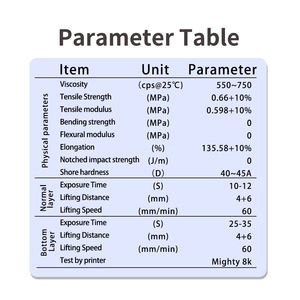 Livraison gratuite dans l'UE - Résine élastique Antinsky pour imprimante 3D DLP LCD 405nm 0,5 kg, résine à haute flexibilité et haute résilience - Product Image 6
