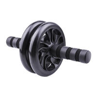 Kit de rouleau abdominal multifonction à double roue pour l'entraînement de force musculaire et les exercices abdominaux