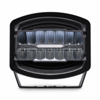 Phare de conduite LED carré de 9 pouces, projecteur auxiliaire haute puissance, lampe de travail étanche IP67 pour camion, poids lourd, tout-terrain, véhicule 4x4