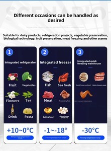 Bltzer Nhà Máy Giá 8HP thép không gỉ máy nén nhỏ gọn đơn vị Piston làm lạnh 4 người hâm mộ làm mát bằng ngưng tụ tủ lạnh - Product Image 4