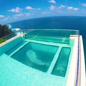 China acrylic pool supplier endless10 meters long acrylic pool fiberglass swim spa pools
