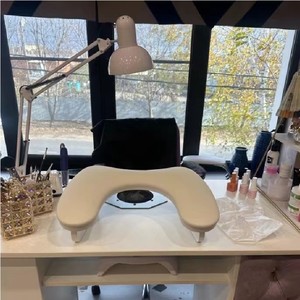 New U Hình Dạng Sang Trọng Thương Hiệu Có Thể Gập Lại Nail Cánh Tay Phần Còn Lại Sợi Nhỏ Da Làm Móng Tay Tay Gối Chủ Nail Tay Gối Tay Cánh Tay Phần Còn Lại - Product Image 3