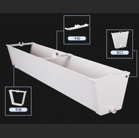 Système de culture hydroponique Shine-Tech en PVC blanc pour la culture de légumes, rendement élevé, taille personnalisée pour l'utilisation en serre de fraises