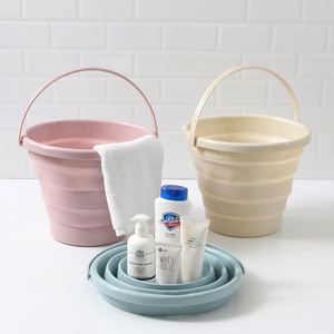 Plastic Foldable Bucket 2L 5L 10L 15L Portable Outdoor Fishing Bucket Soft TPR Collapsible Basin Bucket - Product Image 3