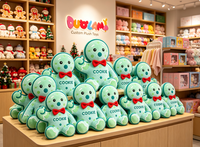 Peluche OEM de haute qualité en tissu doux pour enfants, idéale comme cadeau promotionnel d'entreprise