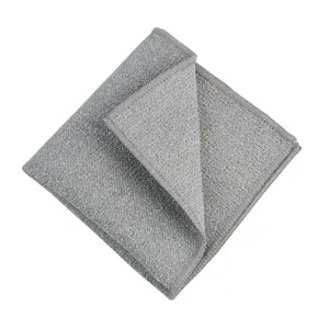 Esun Non-stick oil Microfiber Double-sided Cleaning Cloth Strong Decontamination PP Silk Plastic Silk Kitchen Cloth