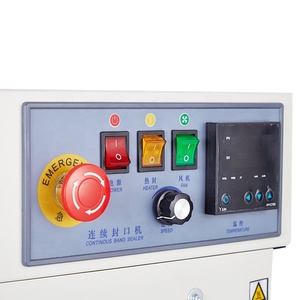 Machine de scellage verticale FR-770 pour sacs plastiques et manchons rétractables, scelleuse à bande continue verticale - Product Image 2