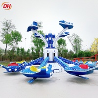 Équipement de parc d'attractions de haute qualité, manège familial double couche en FRP pour extérieur, divertissement sûr pour les parcs urbains