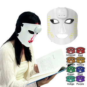 Luce <span class=keywords><strong>Led</strong></span> Therapie 630nm rosso 830nm infrarossi vicino e rosso terapia della luce maschera facciale per uso domestico - Product Image 2