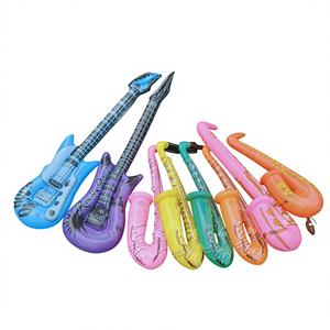 Guitarra Realista de PVC para Niños, Instrumentos Musicales, Juguetes Inflables para Fiestas y Entretenimiento - Product Image 1
