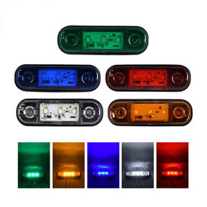 Marqueur latéral étanche à 3 LED 12-24V pour remorque, camion, camion, Bus, 12 pièces - Product Image 2