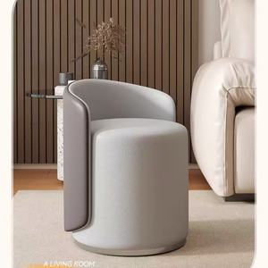 Taburete Circular Giratorio Multifuncional para el Hogar, Decorativo para Sala de Estar, para Maquillaje y Salones de Uñas - Product Image 2