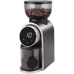Professional Electric Burr Coffee Grinder 220V Commercial & Home Use Stainless Steel Hotel Grade - Product Image 1