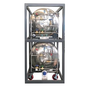 Cilindro de Gas Criogénico Aislado DPL1000 -2.3MPa para Nitrógeno Líquido, Argón, Tanque Vertical, Oxígeno Medicinal Gasificado, Criocilindro - Product Image 6