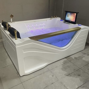 Vente chaude d'usine : Bain à remous extérieur pour 4 personnes, <span class=keywords><strong>baignoire</strong></span> de massage, <span class=keywords><strong>spa</strong></span> relaxant, piscine pour villa, jardin, hôtel - Product Image 2