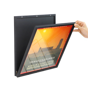 Custom High Transparency Glass <b>Vinyl</b> Record Display Frame <b>Wall</b> Mount LP Storage Rack - Product Image 2