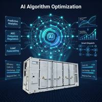 Sistema de Almacenamiento de Energía en Contenedor con Refrigeración Líquida Inedge Power, BMS, SOH, SOC, BESS, IA, 1MWh/2MWh/3MWh