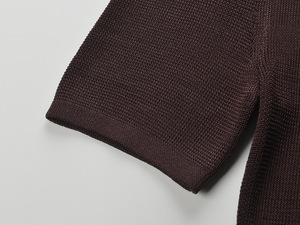 Maglione a maglia da <span class=keywords><strong>donna</strong></span> con collo alto stile elegante Colorblock autunnale Casual a <span class=keywords><strong>manica</strong></span> <span class=keywords><strong>corta</strong></span> a maglia aderente - Product Image 5