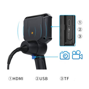 OEM & ODM נייד תעשייתי 360 מפרק 6 מ""מ מצלמת בורסקופ תאורת סיבים אופטיים IP67 ציוד לבדיקת וידאו - Product Image 6