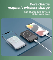 Batterie externe magnétique sans fil mini 5000 mAh de haute qualité – Power Bank portable ultra-mince populaire avec support pour téléphone