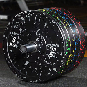 नए फैशन 2.5 किलोग्राम अल्फा एडजस्टेबल ओलिंपिक्स वेटलिफ्टिंग कैमलाग बारबेल बम्पर प्लेट - Product Image 2