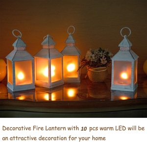 <span class=keywords><strong>Chimenea</strong></span> Moderna Vintage con <span class=keywords><strong>Efecto</strong></span> de Llama, Lámpara <span class=keywords><strong>LED</strong></span>, Decoración de Interior y Exterior, Colgante, de ABS, con Forma de Vela, para Navidad - Product Image 3