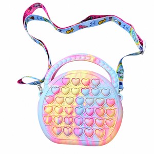 Stationery Set <b>Bubble</b> Fidget Silicone Zipper Animal Prints Crossbody Bag Cute Cartoon <b>Mini</b> Shoulder Waterproof Toddler Coin - Product Image 6